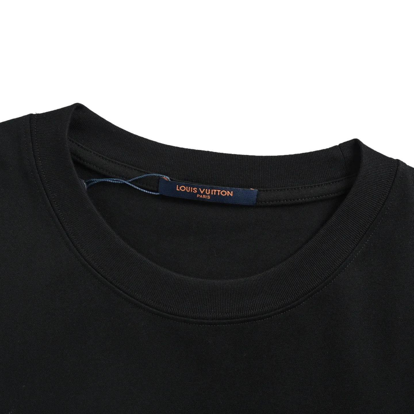 Louis Vuitton/Louis Vuitton front and rear leather letter short sleeves